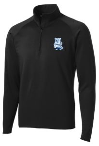 Apparel Sport-Tek Sport-Wick Stretch Half-Zip Pullover Black