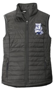 Ladies Port Authority Packable Puffy Vest L851 Grey