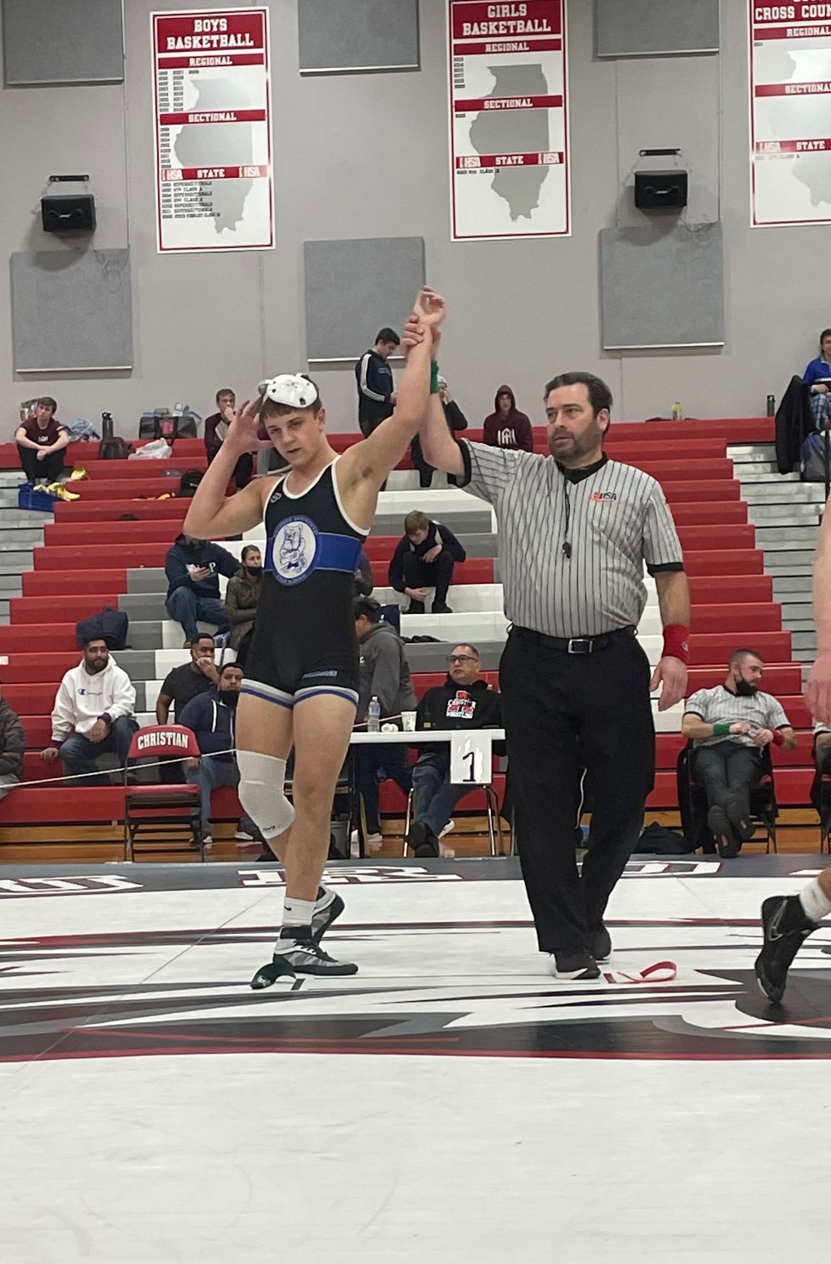 Brock Hoyd Wrestling conference champs Jan 22, 2022