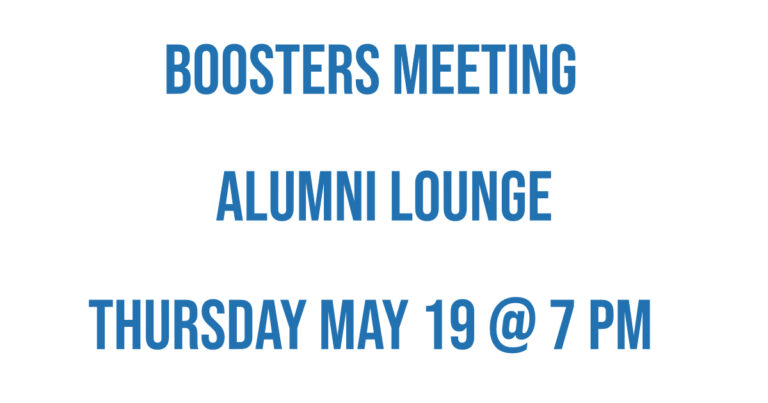 Boosters Meeting May 19 2022 7PM