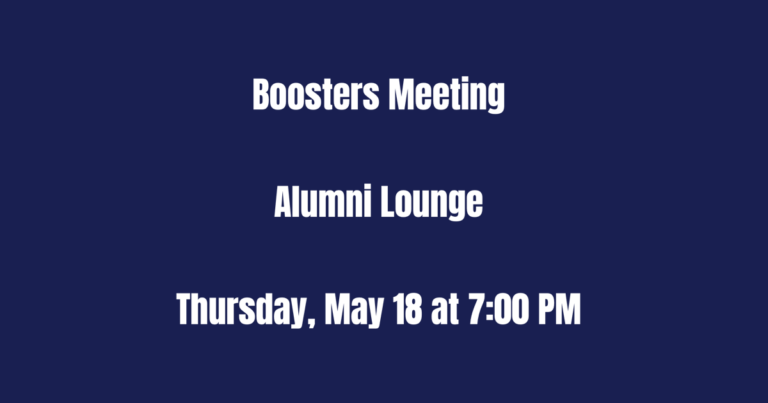 May 18 2023 Boosters meeting