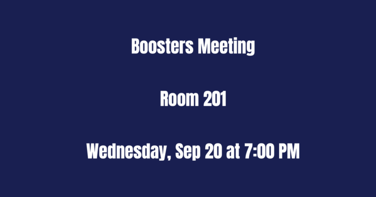 Sep 20 2023 Boosters Meeting